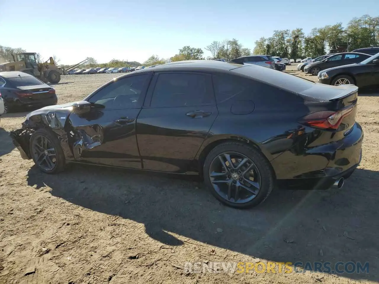 2 Photograph of a damaged car 19UUB6F56RA000238 ACURA TLX 2024
