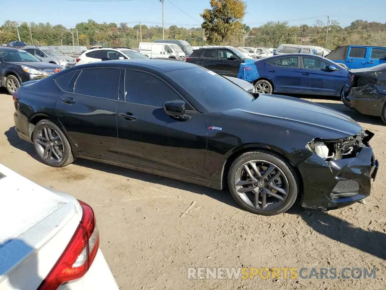 4 Photograph of a damaged car 19UUB6F56RA000238 ACURA TLX 2024