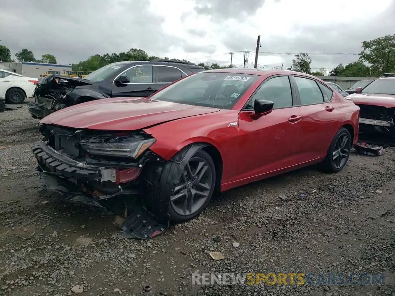 1 Photograph of a damaged car 19UUB6F58RA000337 ACURA TLX 2024