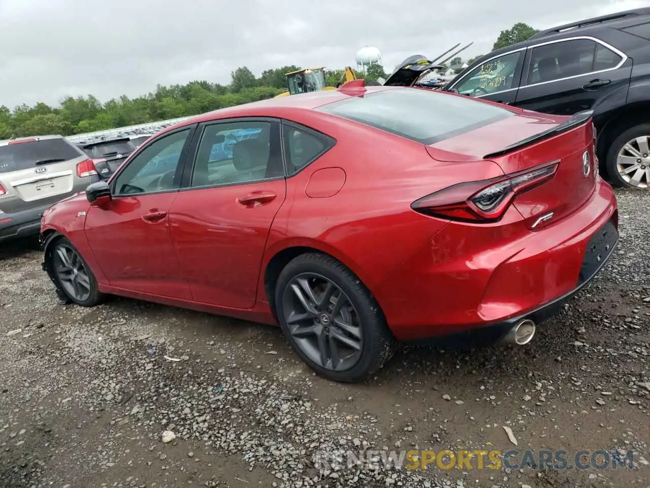 2 Photograph of a damaged car 19UUB6F58RA000337 ACURA TLX 2024