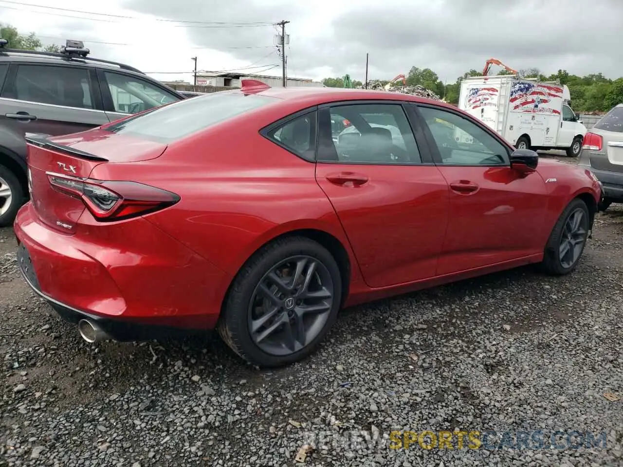 3 Photograph of a damaged car 19UUB6F58RA000337 ACURA TLX 2024