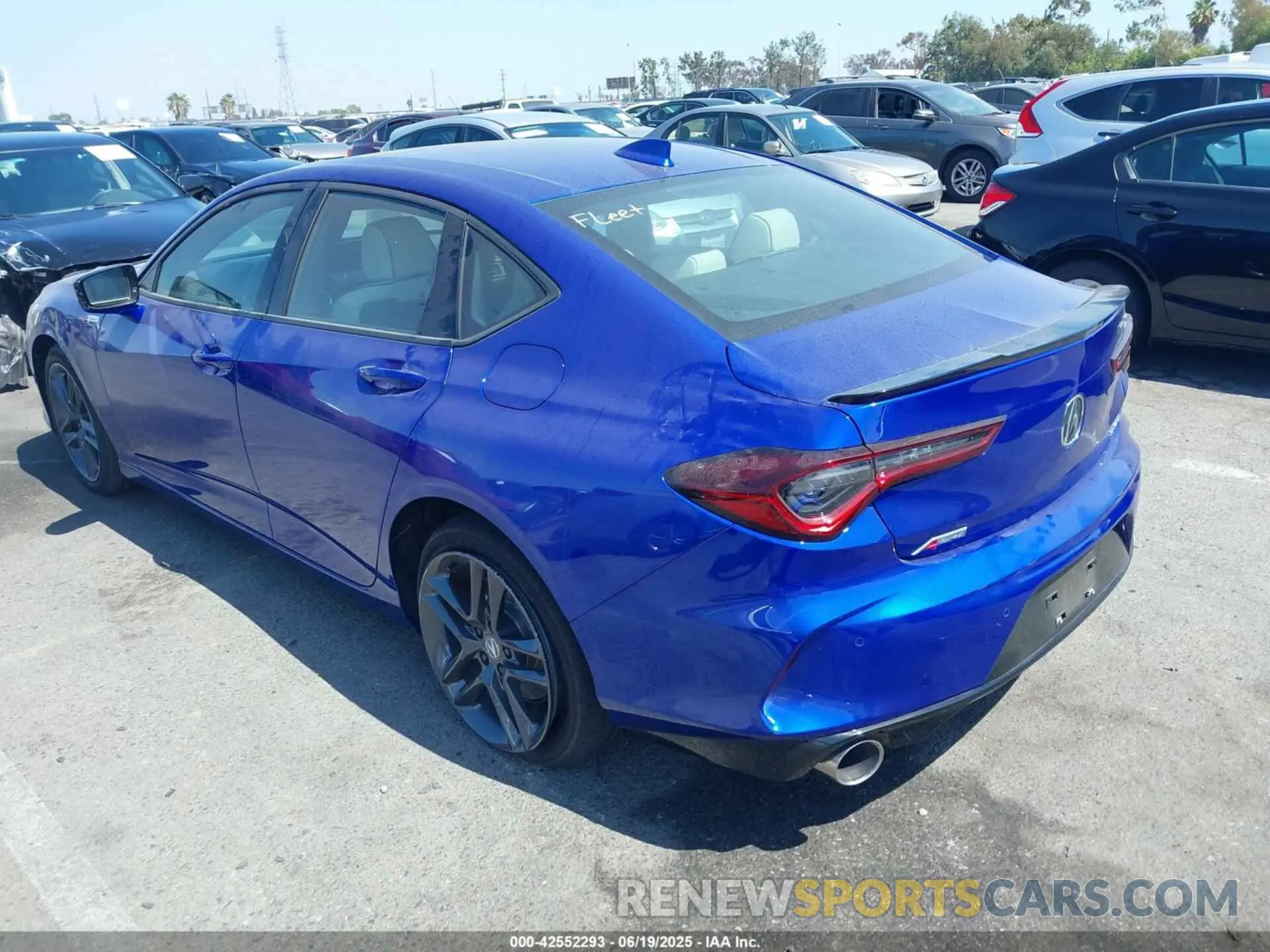3 Photograph of a damaged car 19UUB6F59RA000833 ACURA TLX 2024
