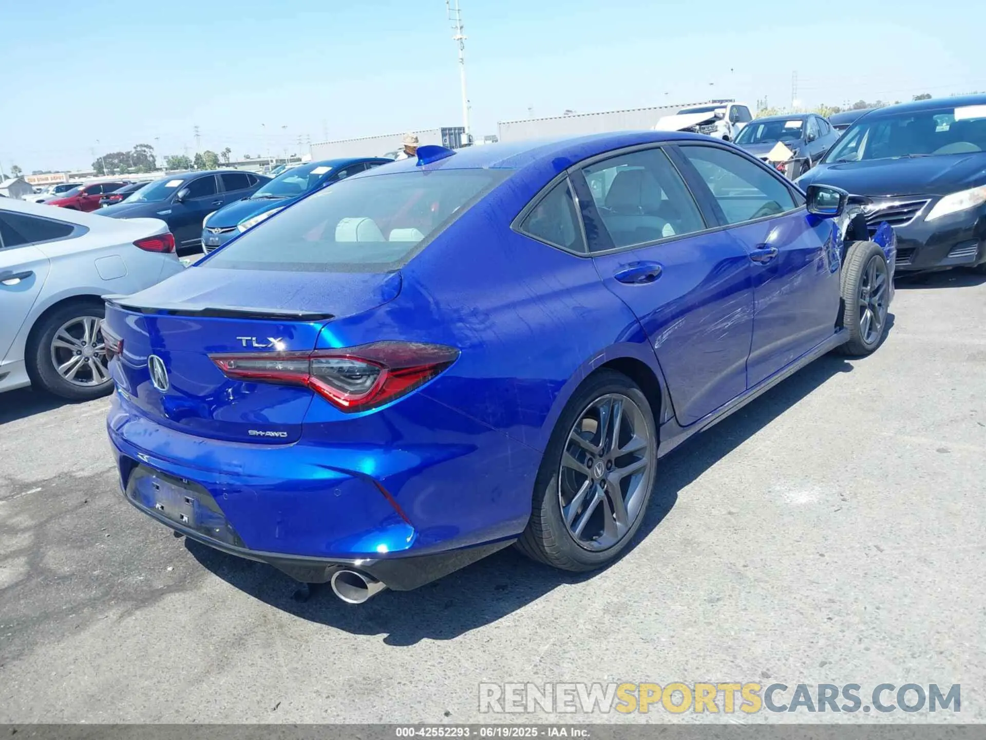 4 Photograph of a damaged car 19UUB6F59RA000833 ACURA TLX 2024