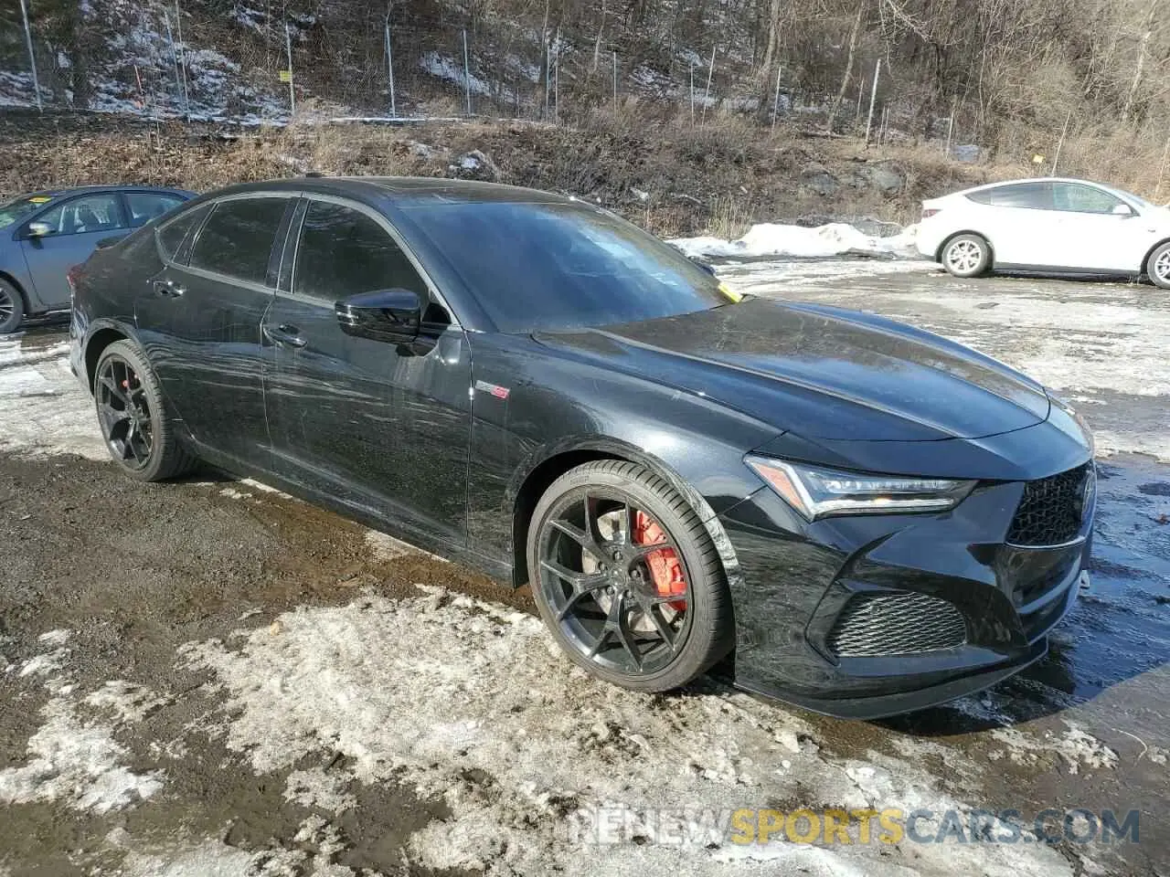 4 Photograph of a damaged car 19UUB7F05RA000077 ACURA TLX 2024