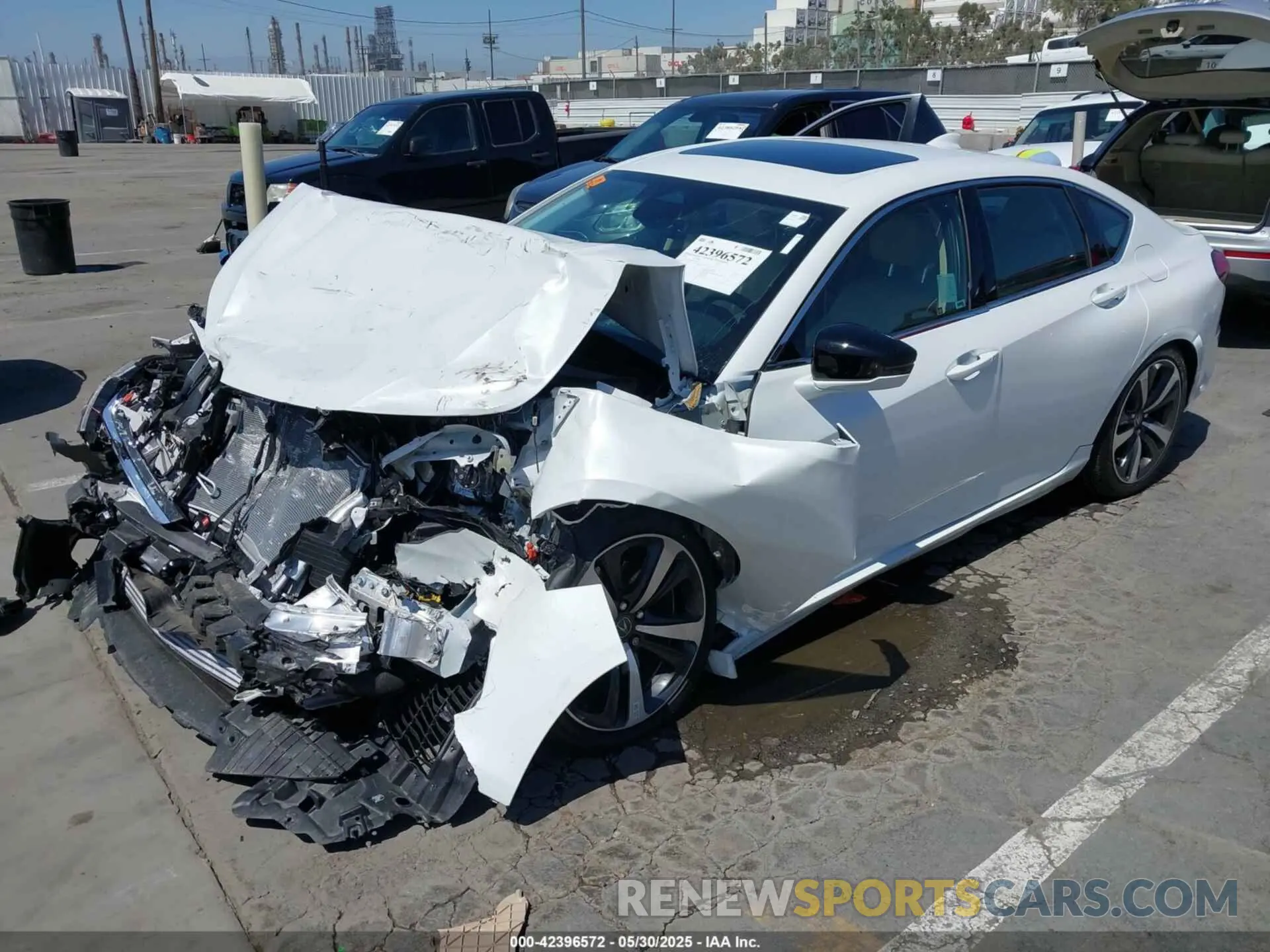 2 Photograph of a damaged car 19UUB5F48SA000569 ACURA TLX 2025