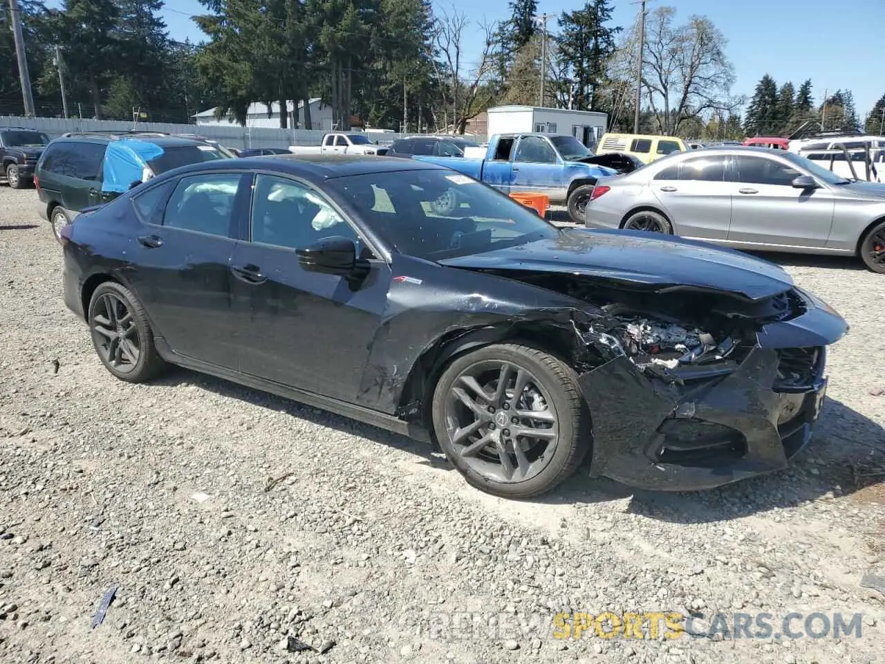 4 Photograph of a damaged car 19UUB6F55SA000785 ACURA TLX 2025