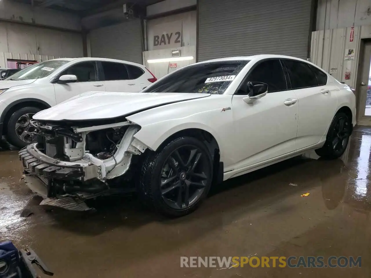 1 Photograph of a damaged car 19UUB6F5XSA000006 ACURA TLX 2025
