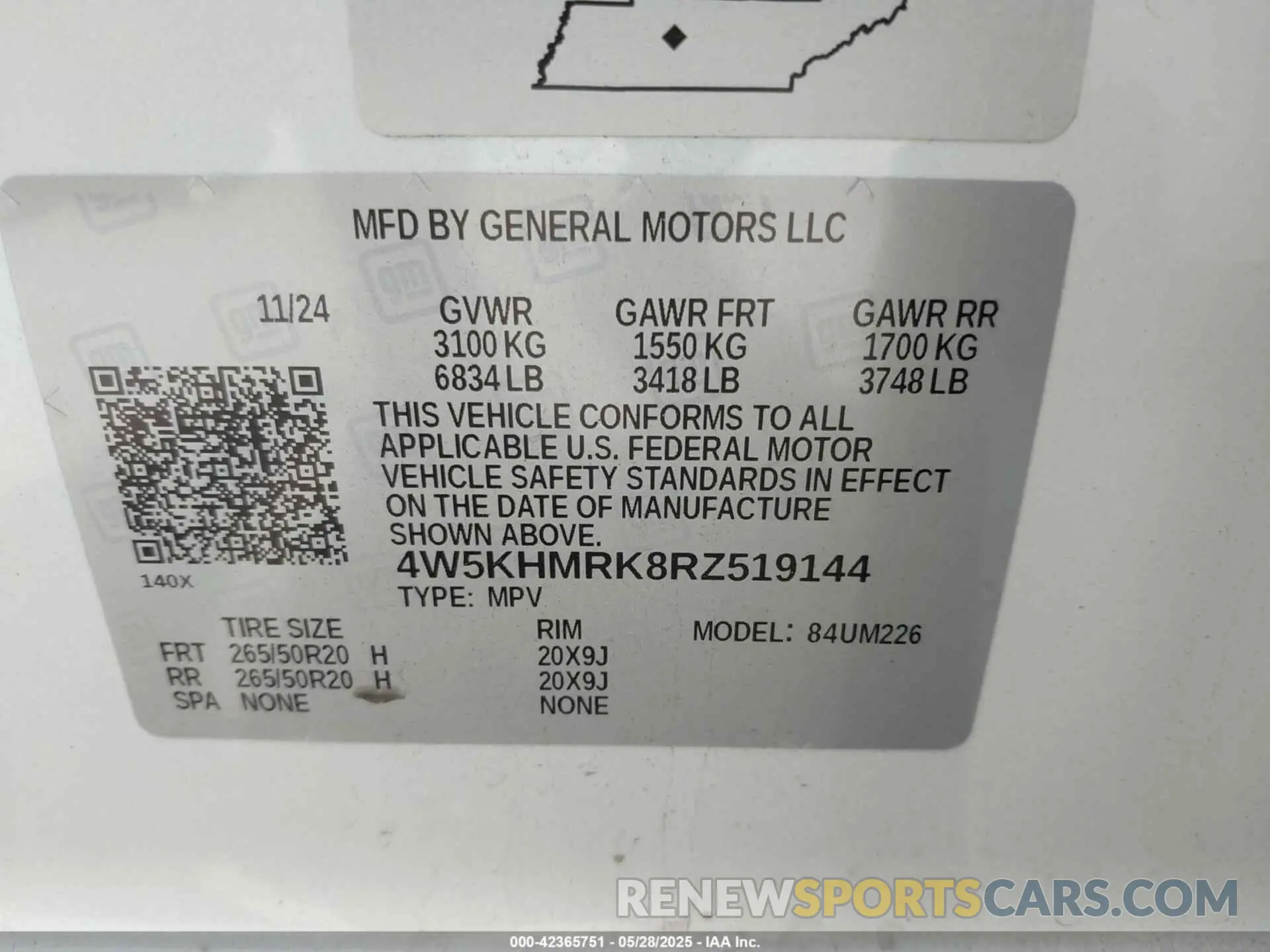 9 Photograph of a damaged car 4W5KHMRK8RZ519144 ACURA ZDX 2024