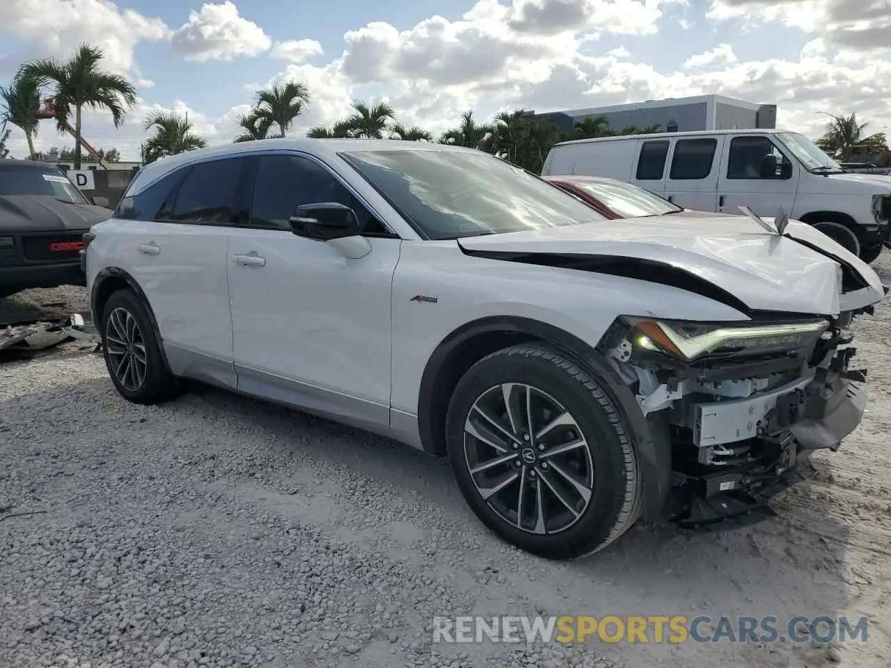 4 Photograph of a damaged car 4W5KHMRK1RZ517512 ACURA ZDX A-SPEC 2024