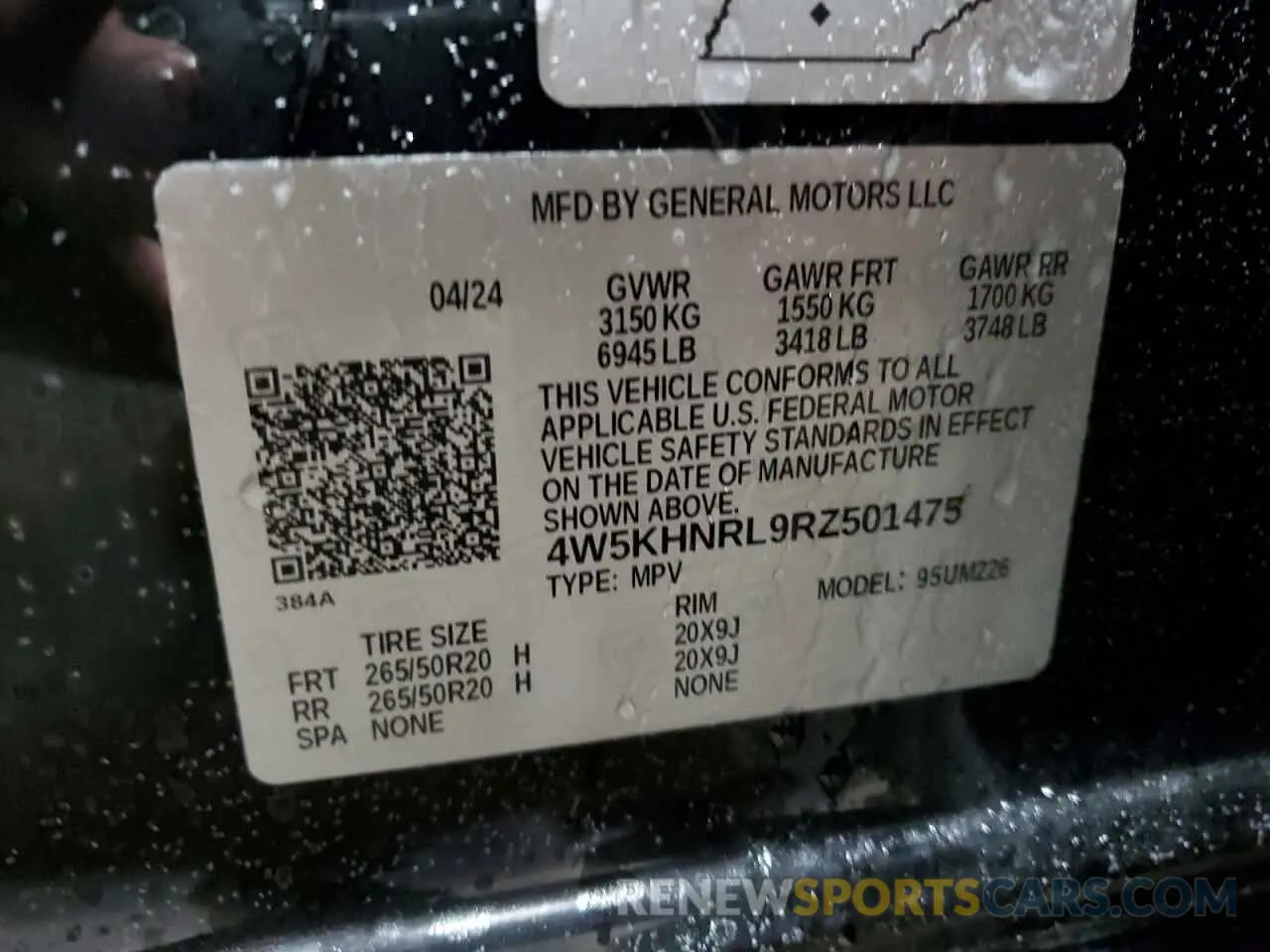 14 Photograph of a damaged car 4W5KHNRL9RZ501475 ACURA ZDX A-SPEC 2024