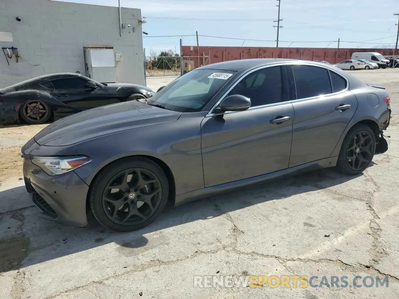1 Photograph of a damaged car ZARFAMAN2K7621300 ALFA ROMEO GIULIA 2019