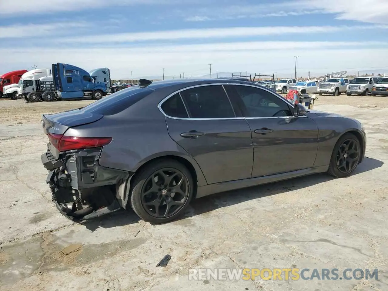 3 Photograph of a damaged car ZARFAMAN2K7621300 ALFA ROMEO GIULIA 2019
