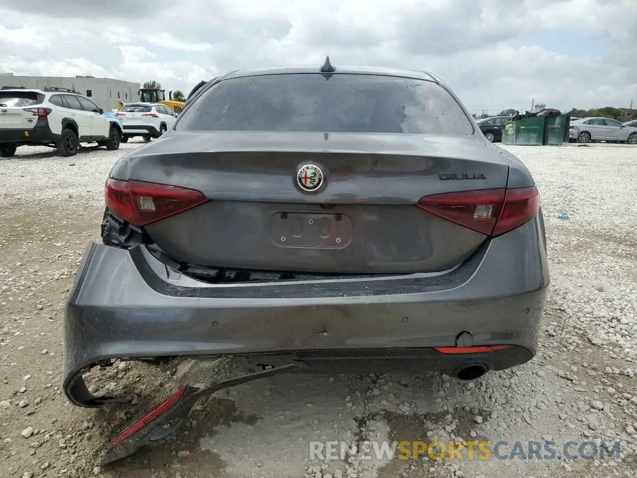 6 Photograph of a damaged car ZARFAMAN3K7621936 ALFA ROMEO GIULIA 2019