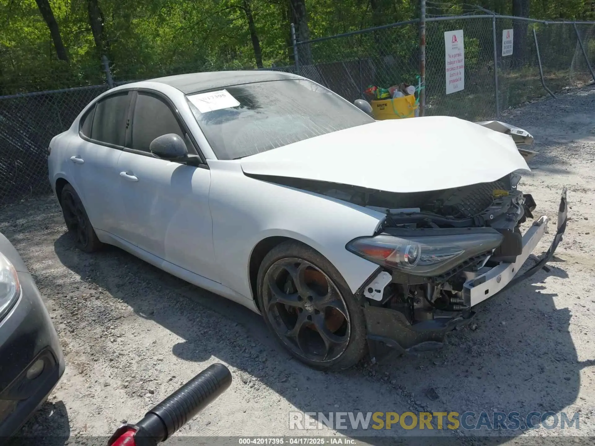1 Photograph of a damaged car ZARFAMAN3K7622360 ALFA ROMEO GIULIA 2019