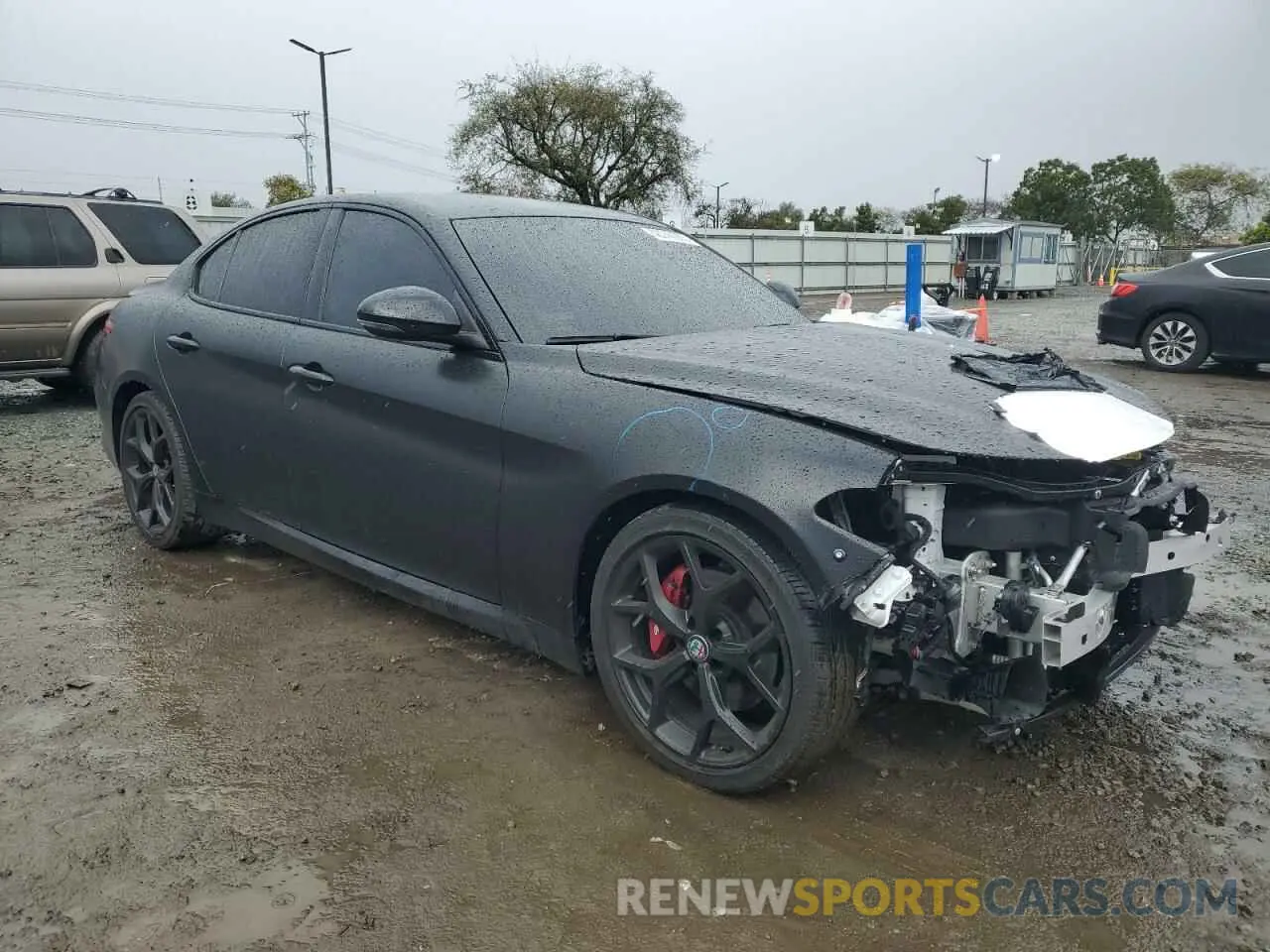 4 Photograph of a damaged car ZARFAMAN4K7606393 ALFA ROMEO GIULIA 2019
