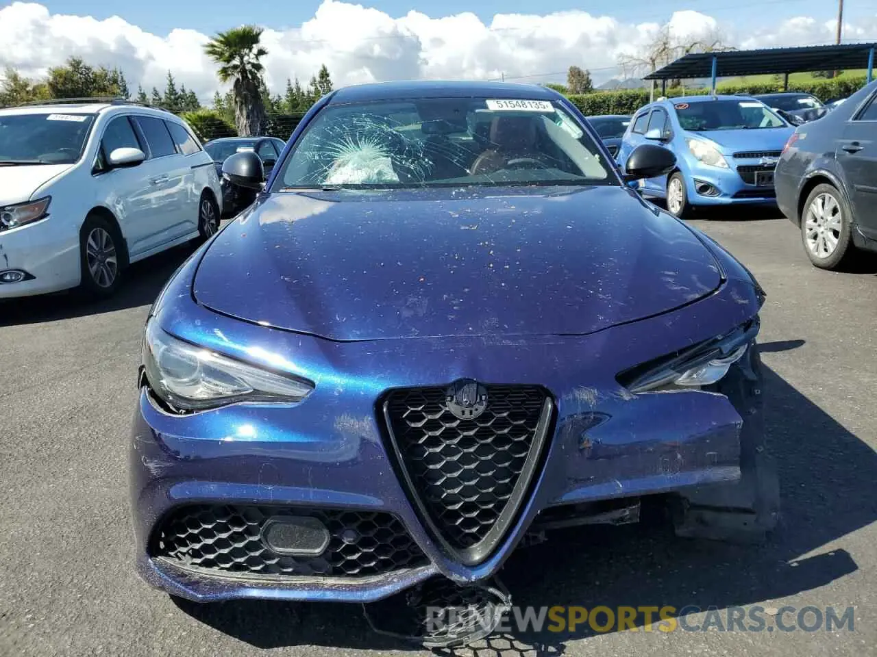 5 Photograph of a damaged car ZARFAMAN4K7606524 ALFA ROMEO GIULIA 2019