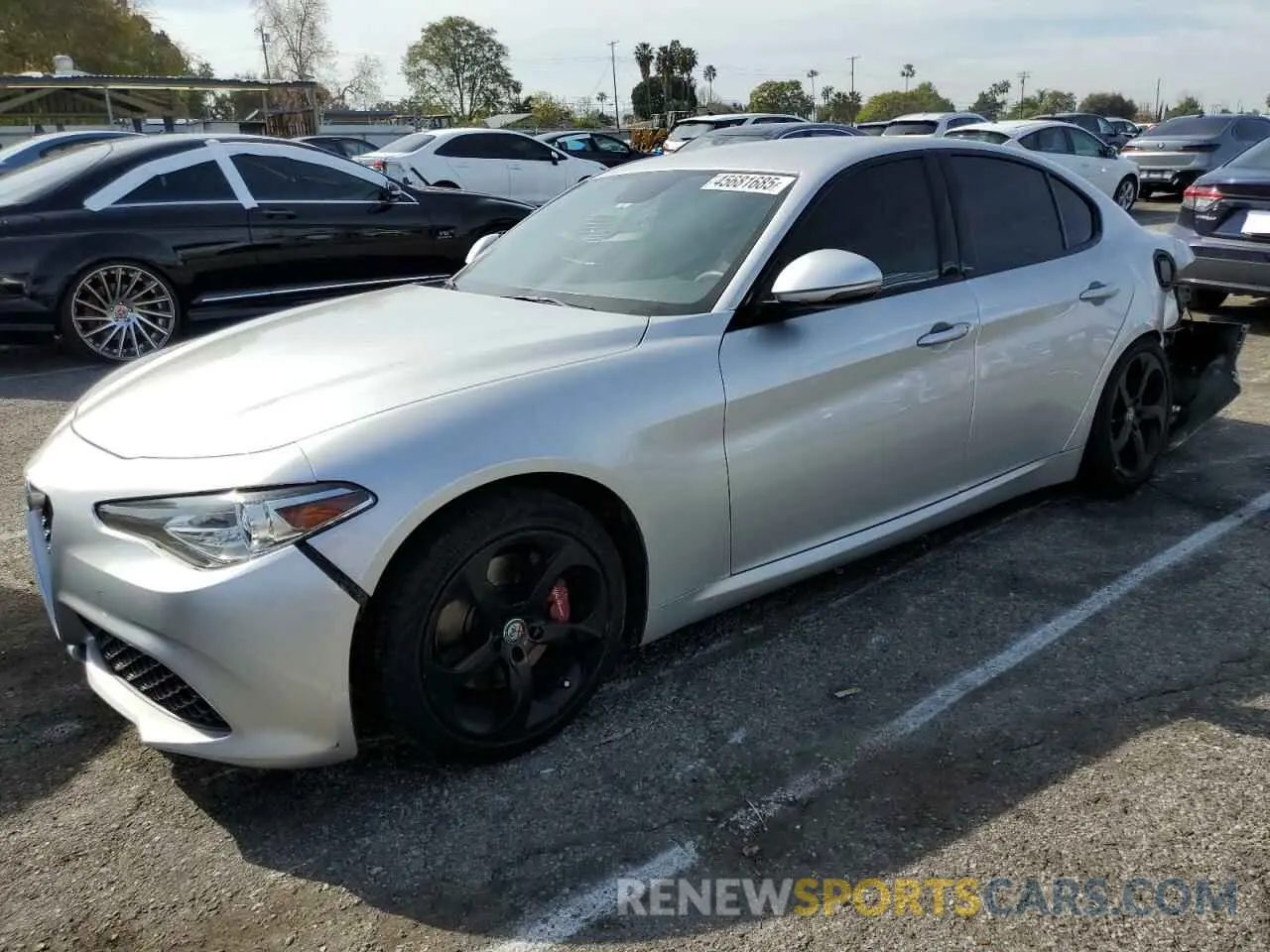 1 Photograph of a damaged car ZARFAMAN5K7610064 ALFA ROMEO GIULIA 2019