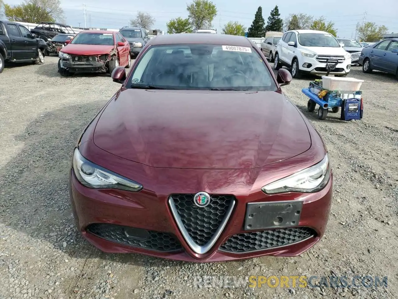 5 Photograph of a damaged car ZARFAMAN7K7609661 ALFA ROMEO GIULIA 2019