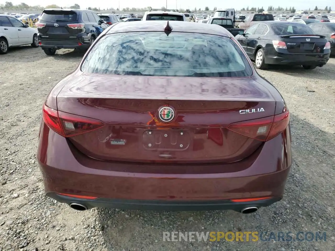 6 Photograph of a damaged car ZARFAMAN7K7609661 ALFA ROMEO GIULIA 2019