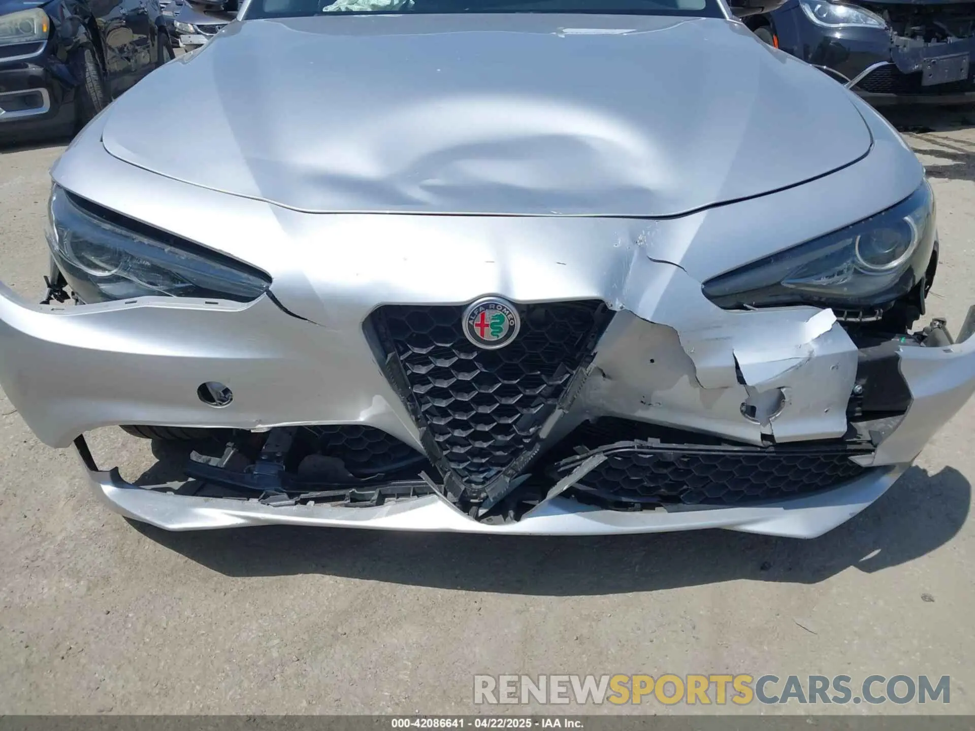 6 Photograph of a damaged car ZARFAMAN7K7609854 ALFA ROMEO GIULIA 2019