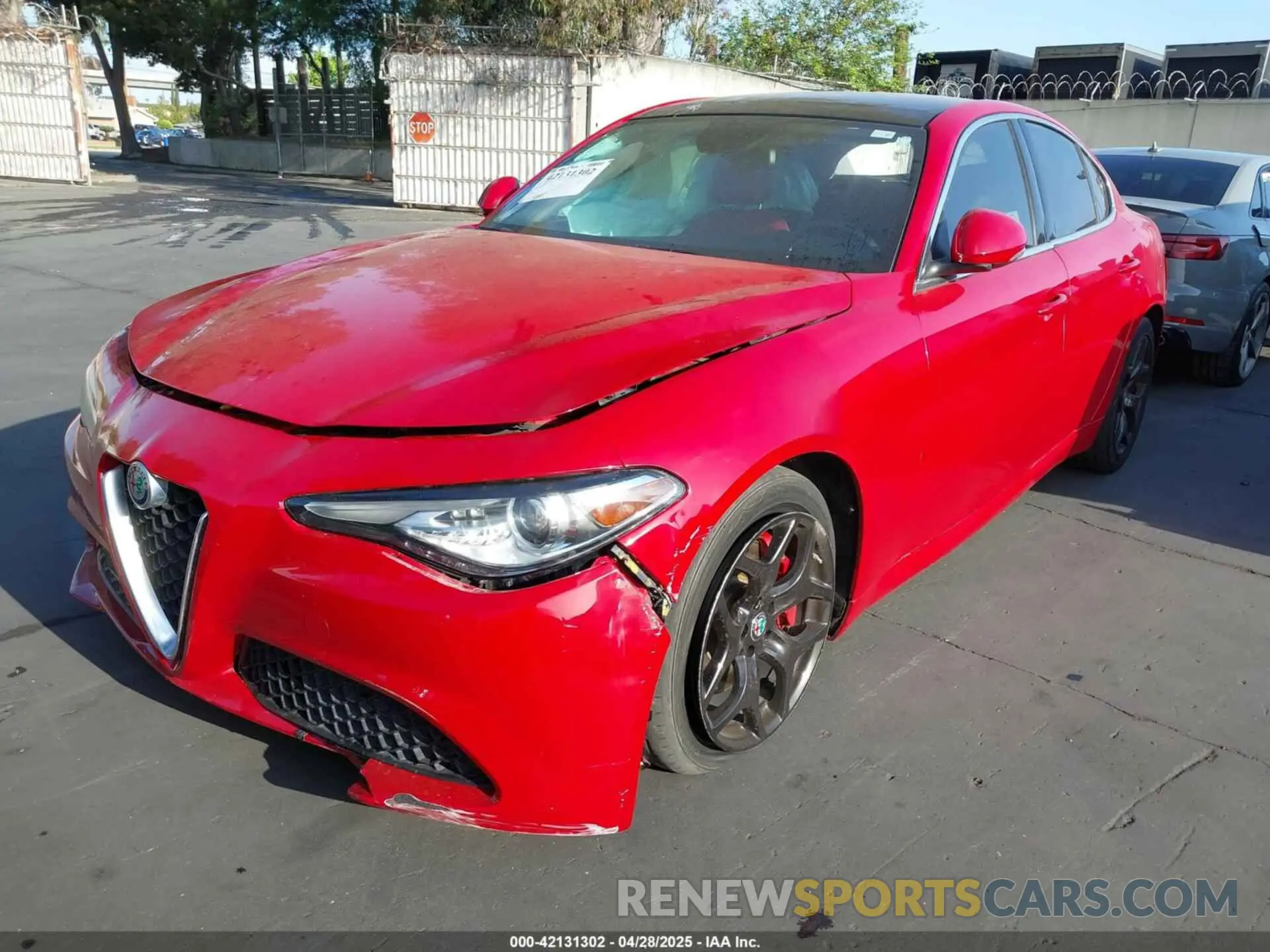 2 Photograph of a damaged car ZARFAMAN8K7621009 ALFA ROMEO GIULIA 2019