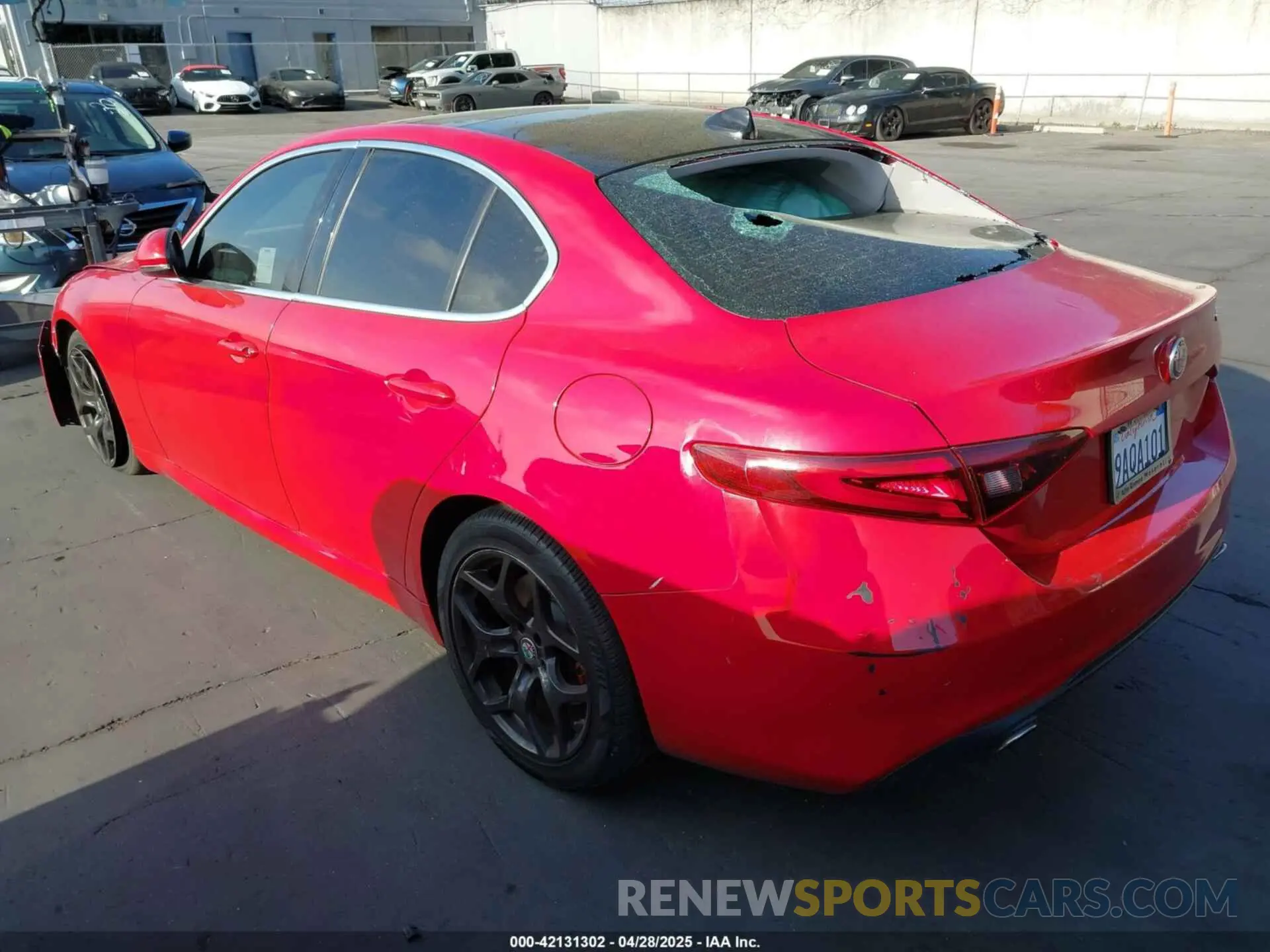 3 Photograph of a damaged car ZARFAMAN8K7621009 ALFA ROMEO GIULIA 2019
