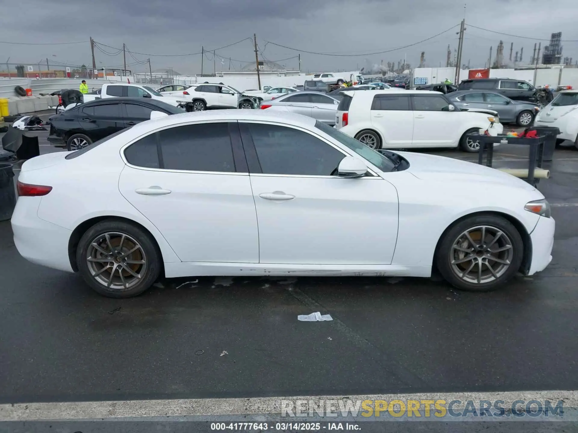 13 Photograph of a damaged car ZARFAMANXK7600498 ALFA ROMEO GIULIA 2019