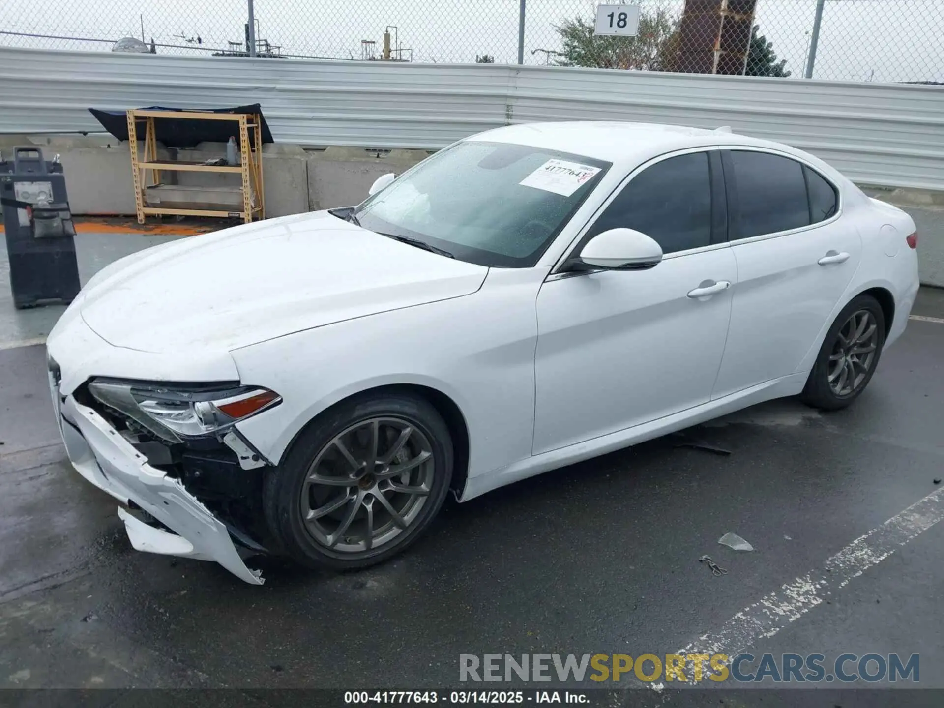 2 Photograph of a damaged car ZARFAMANXK7600498 ALFA ROMEO GIULIA 2019