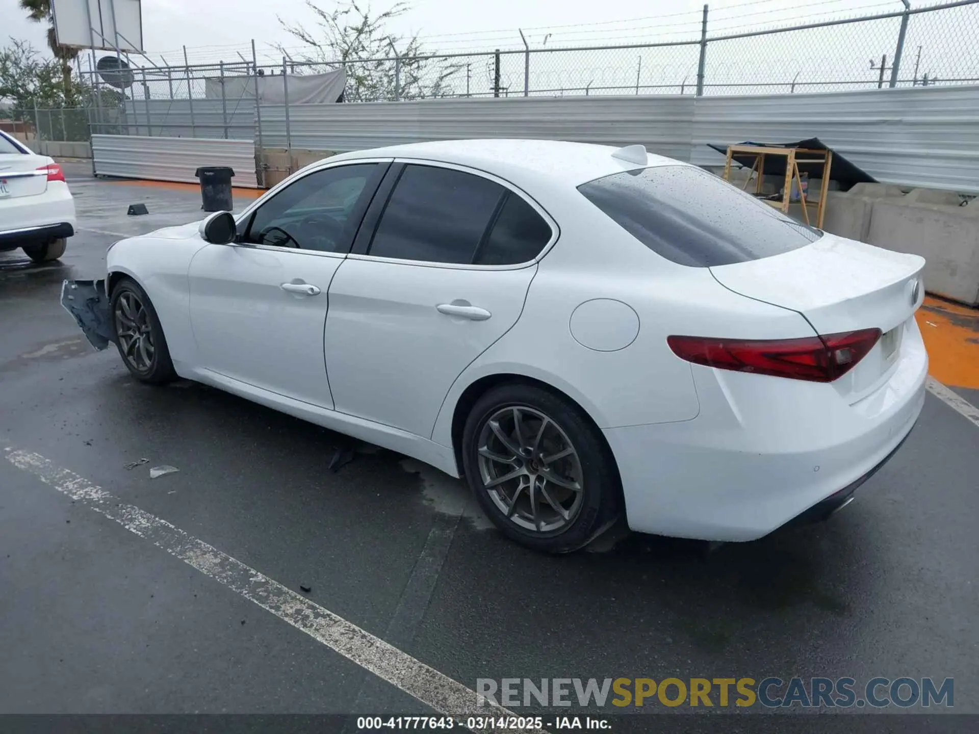 3 Photograph of a damaged car ZARFAMANXK7600498 ALFA ROMEO GIULIA 2019
