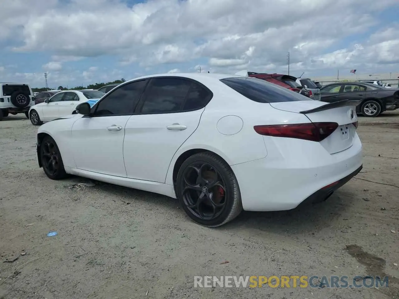 2 Photograph of a damaged car ZARFAMANXK7600999 ALFA ROMEO GIULIA 2019