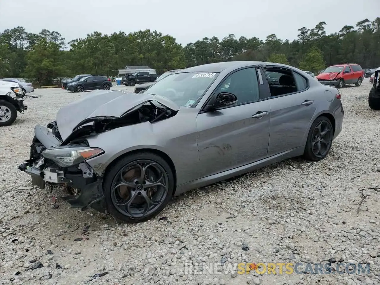 1 Photograph of a damaged car ZARFAMANXK7609850 ALFA ROMEO GIULIA 2019