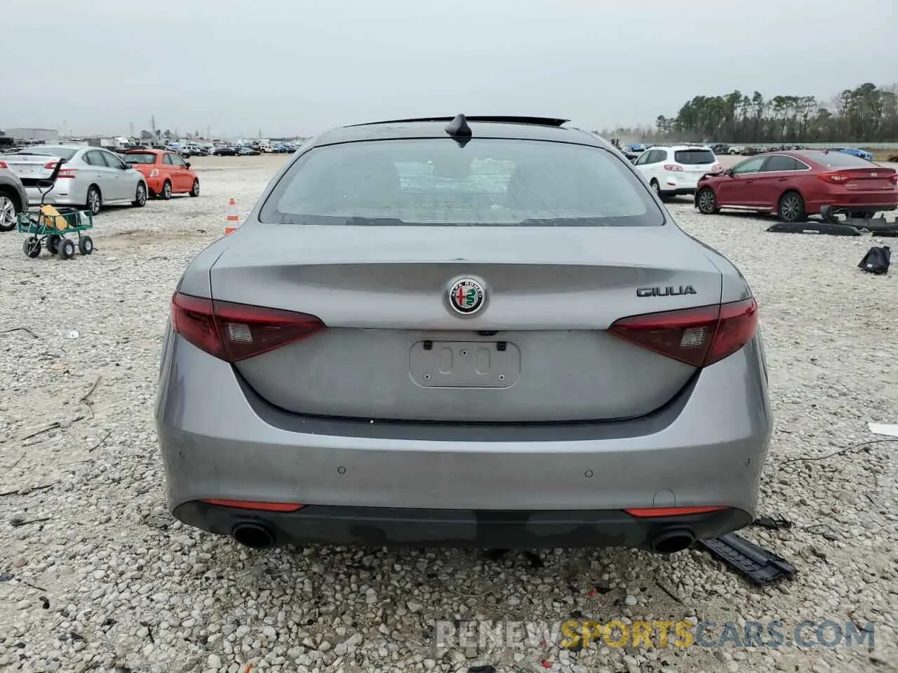 6 Photograph of a damaged car ZARFAMANXK7609850 ALFA ROMEO GIULIA 2019