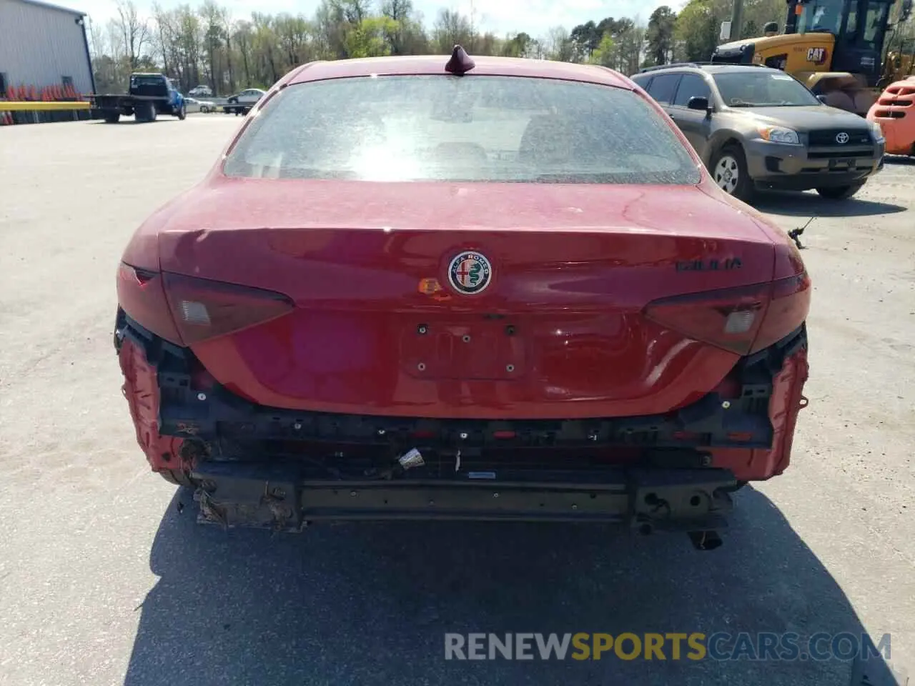 6 Photograph of a damaged car ZARFAMANXK7620606 ALFA ROMEO GIULIA 2019