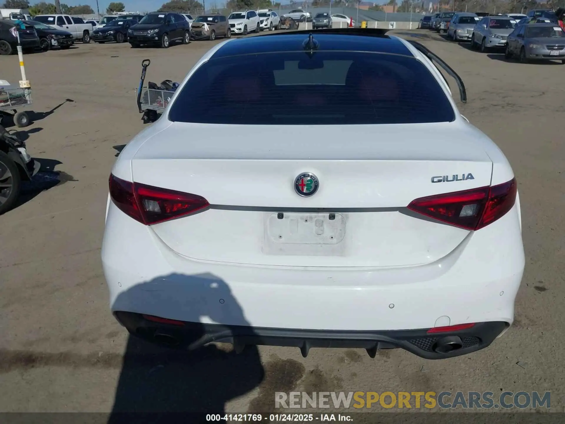 16 Photograph of a damaged car ZARFAMBN0K7606230 ALFA ROMEO GIULIA 2019