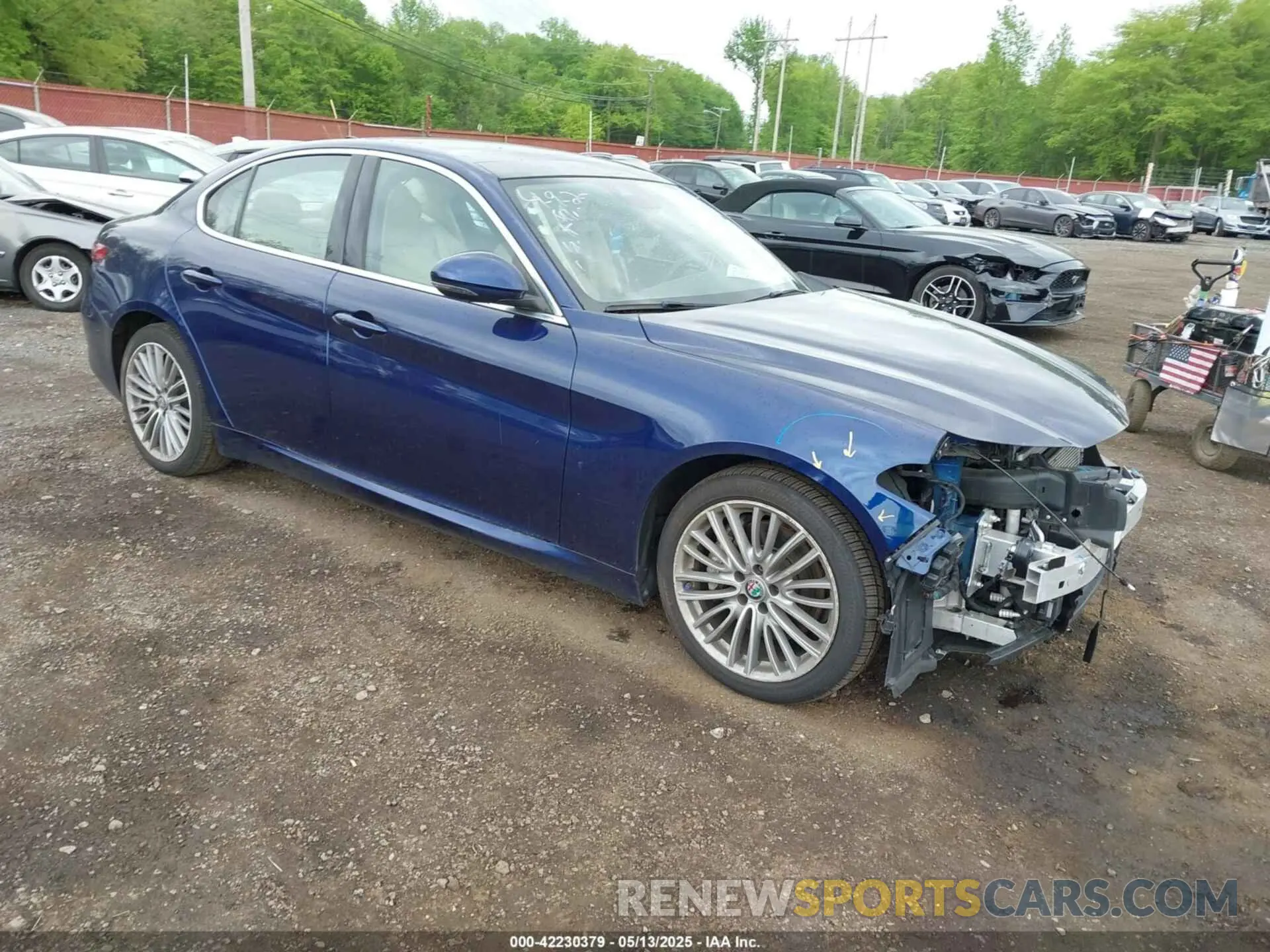 1 Photograph of a damaged car ZARFAMBN0K7607037 ALFA ROMEO GIULIA 2019