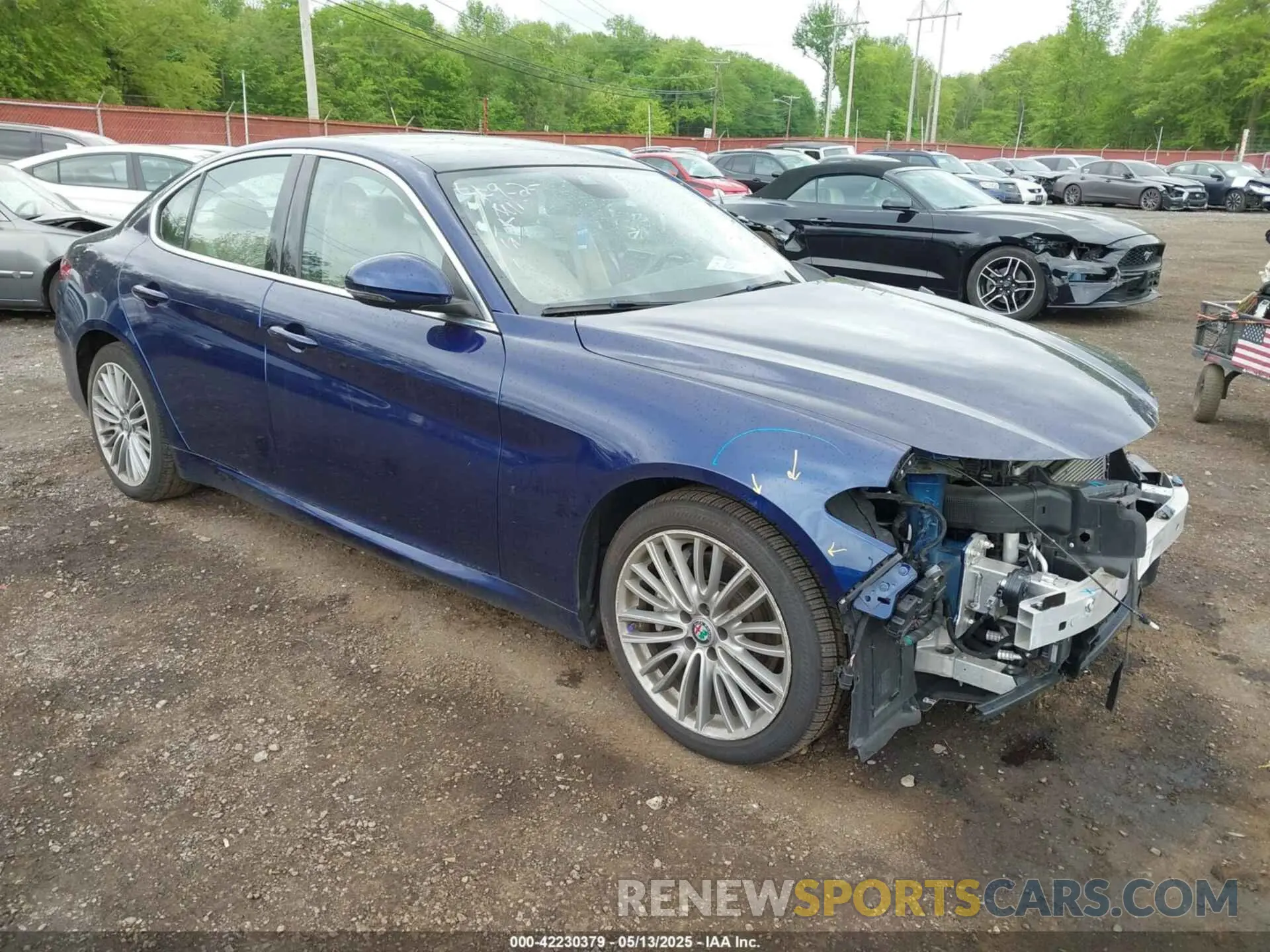 19 Photograph of a damaged car ZARFAMBN0K7607037 ALFA ROMEO GIULIA 2019