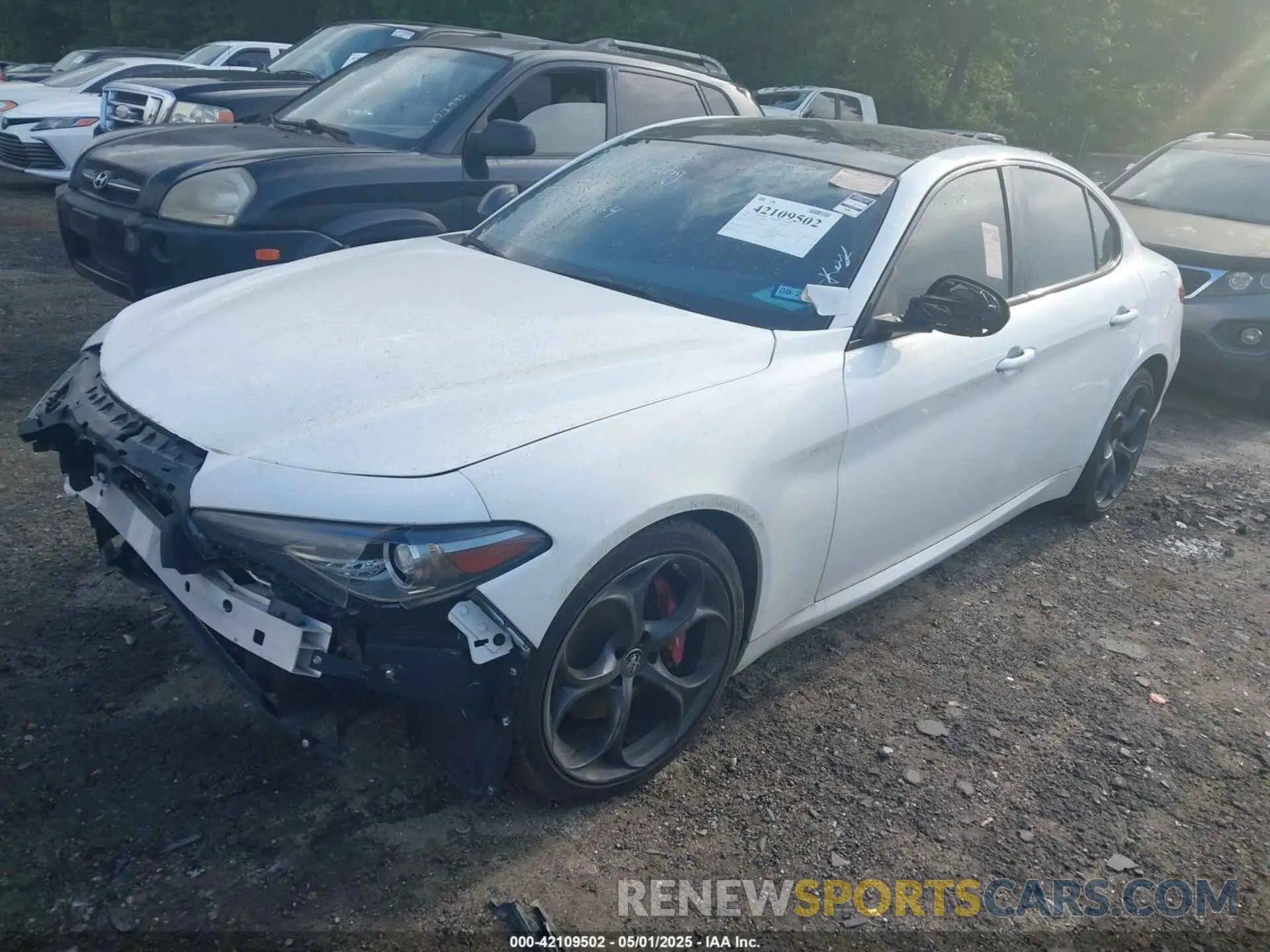 2 Photograph of a damaged car ZARFAMBN1K7621464 ALFA ROMEO GIULIA 2019