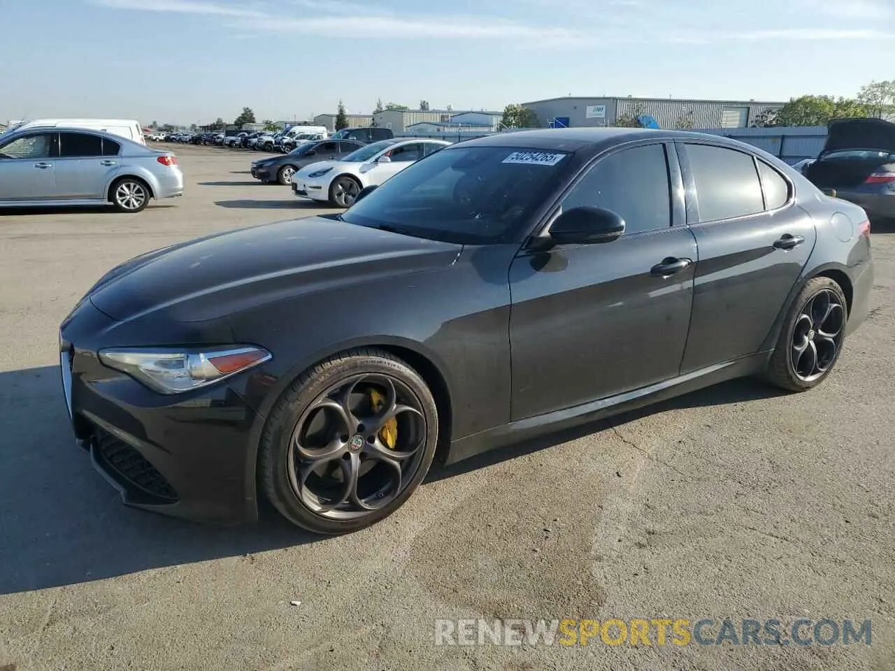 1 Photograph of a damaged car ZARFAMBN2K7603815 ALFA ROMEO GIULIA 2019