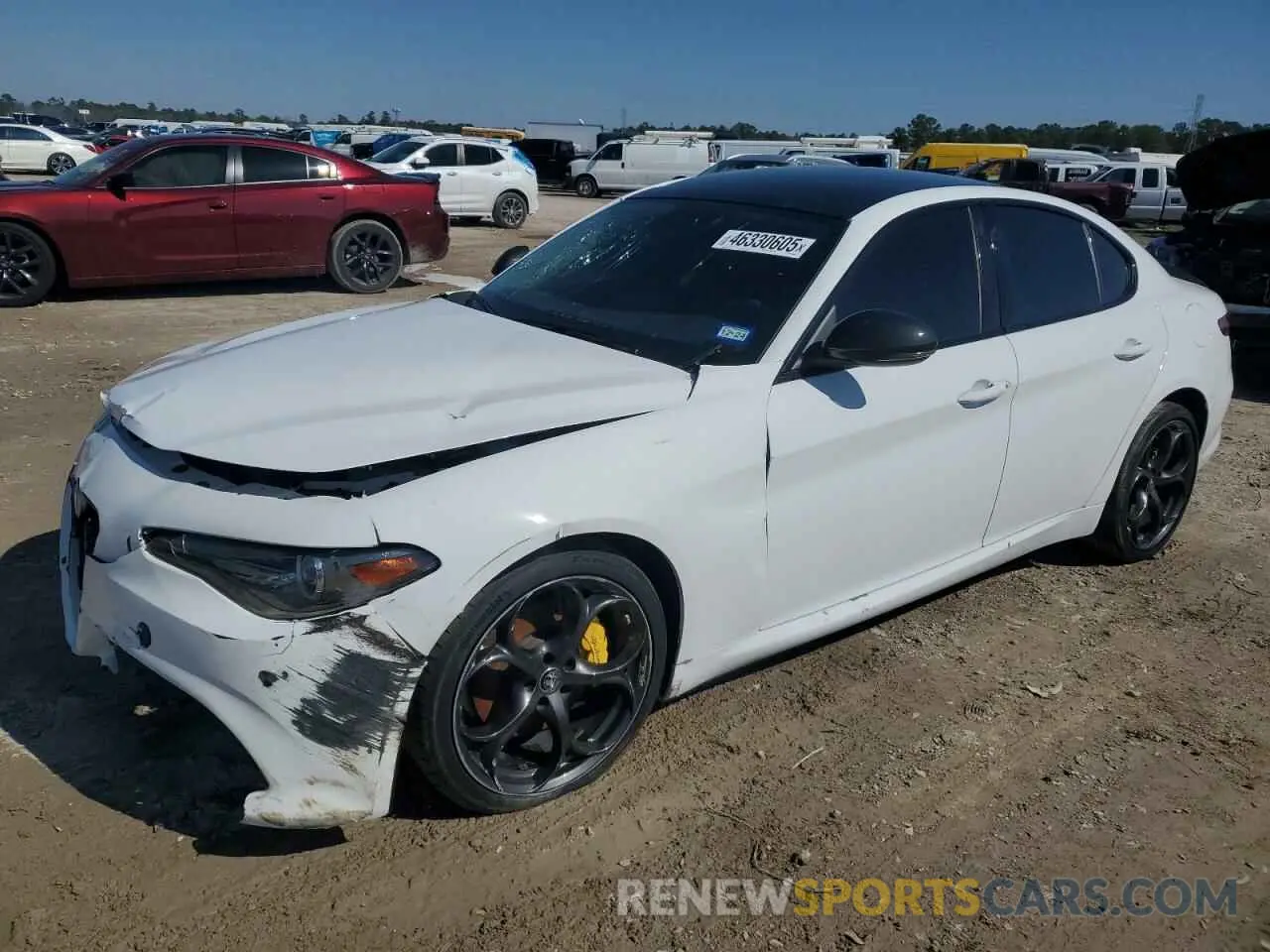 1 Photograph of a damaged car ZARFAMBN2K7606486 ALFA ROMEO GIULIA 2019