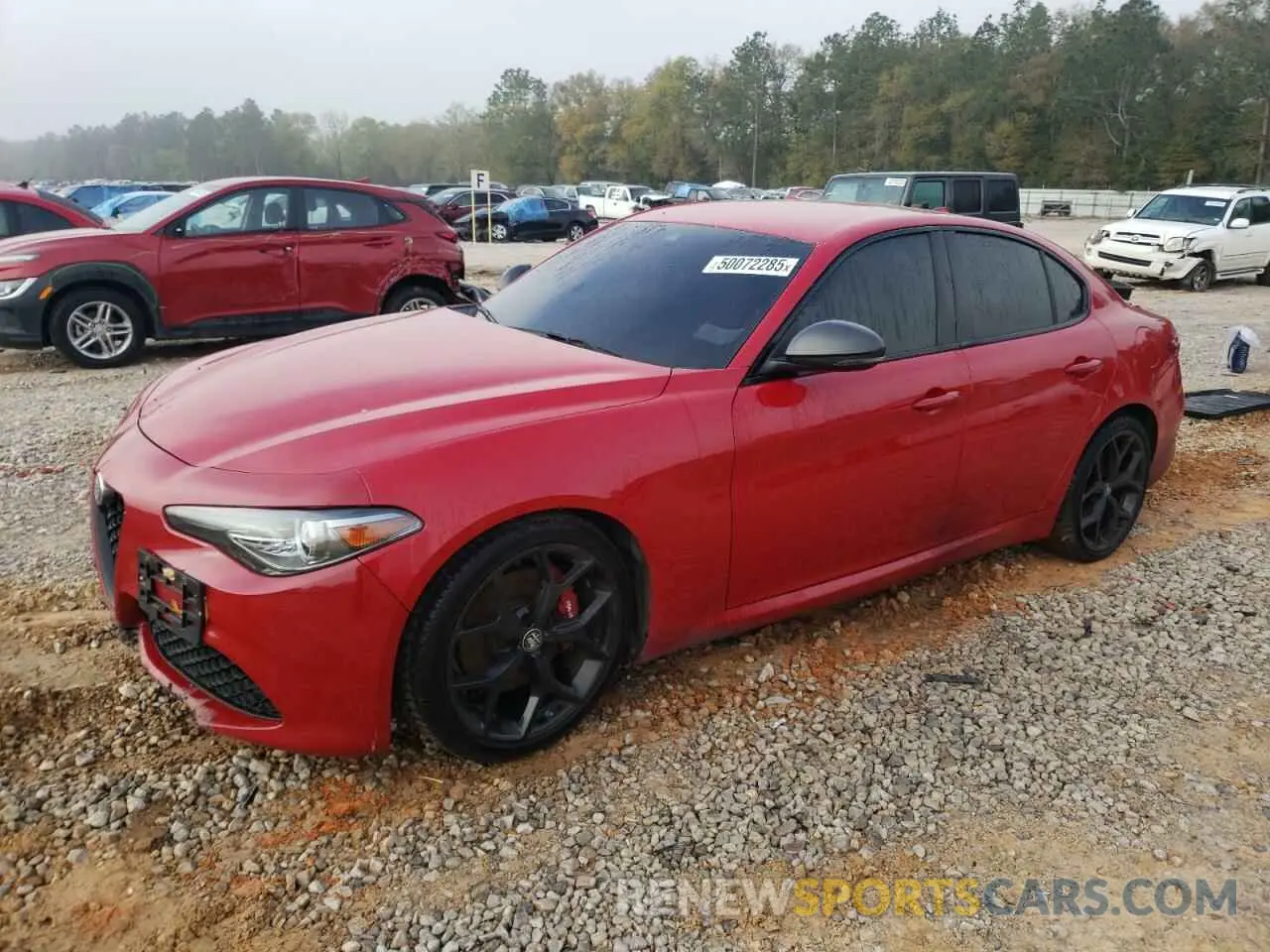 1 Photograph of a damaged car ZARFAMBN2K7622817 ALFA ROMEO GIULIA 2019