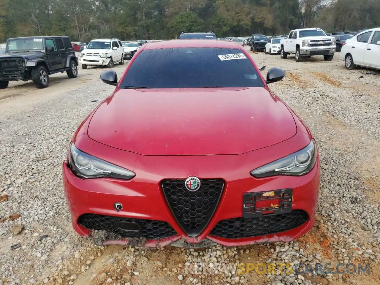 5 Photograph of a damaged car ZARFAMBN2K7622817 ALFA ROMEO GIULIA 2019