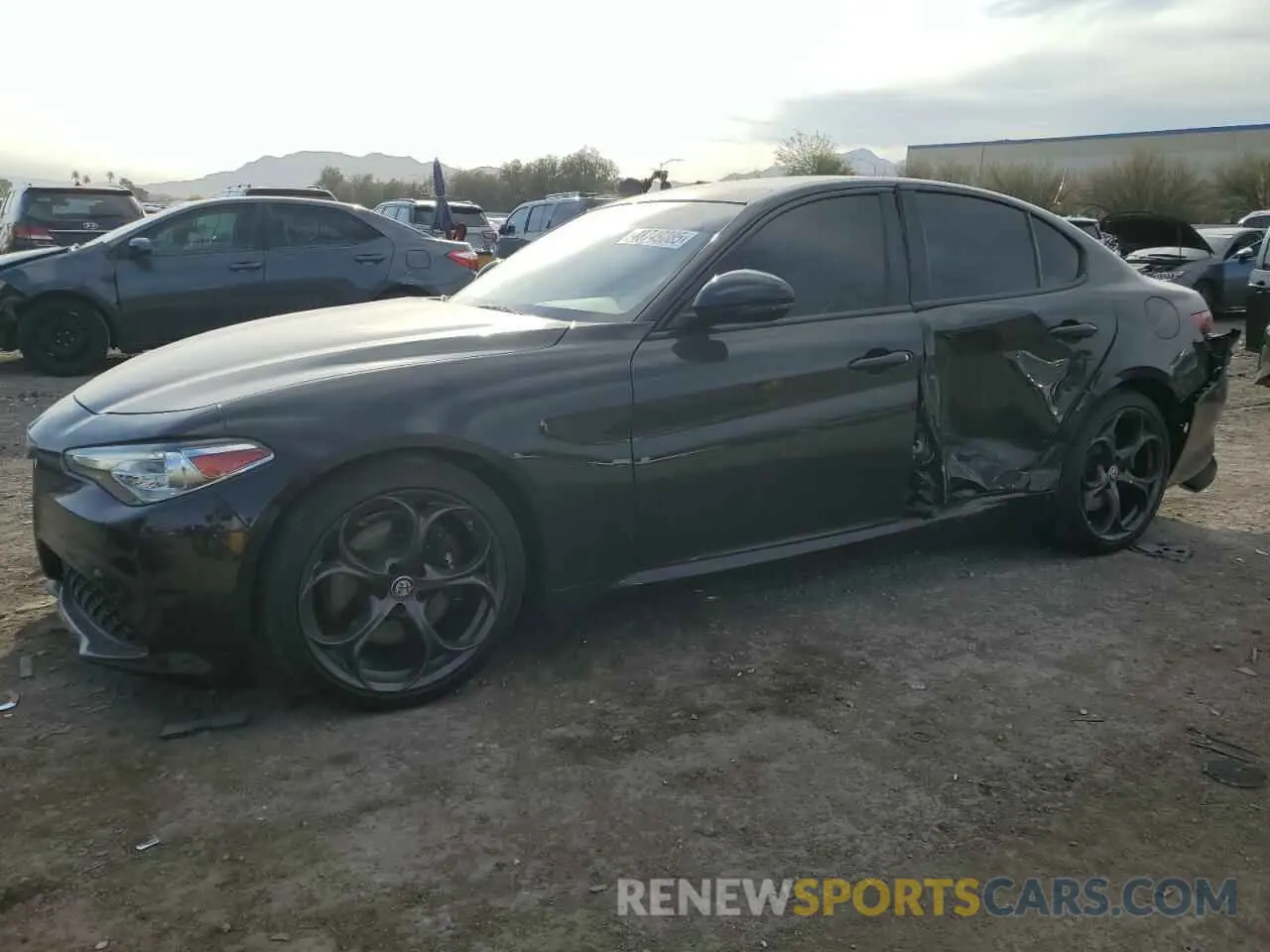 1 Photograph of a damaged car ZARFAMBN3K7600549 ALFA ROMEO GIULIA 2019
