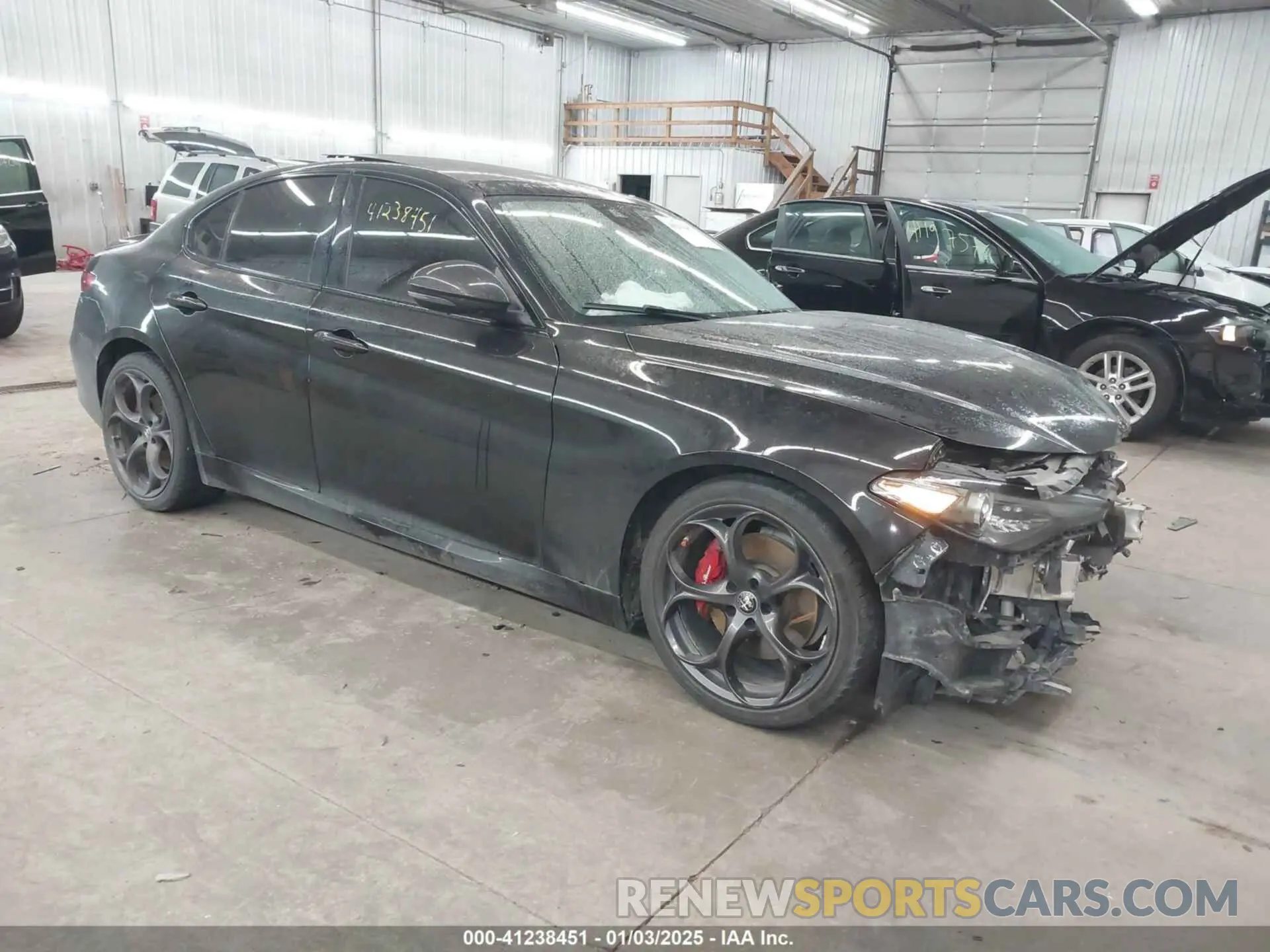 1 Photograph of a damaged car ZARFAMBN3K7608778 ALFA ROMEO GIULIA 2019