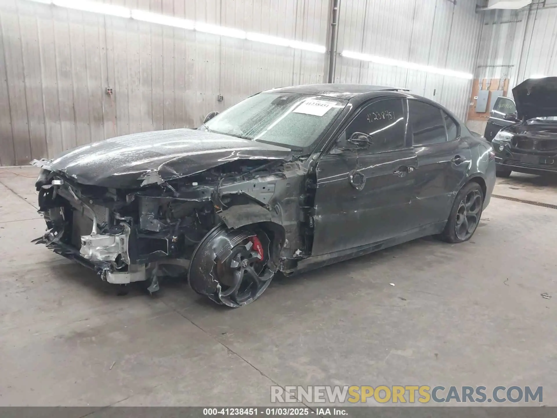 2 Photograph of a damaged car ZARFAMBN3K7608778 ALFA ROMEO GIULIA 2019