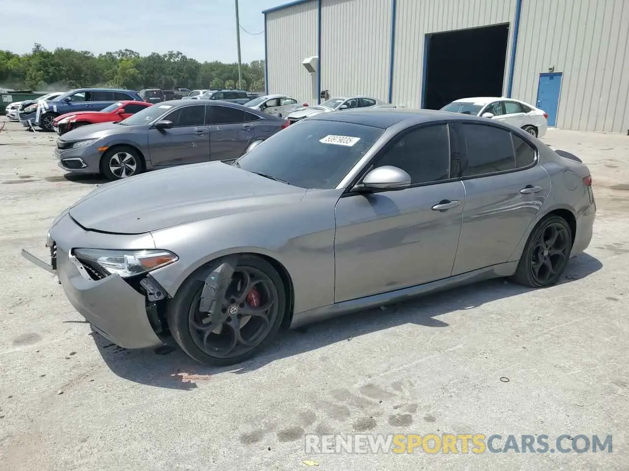 1 Photograph of a damaged car ZARFAMBN5K7602335 ALFA ROMEO GIULIA 2019