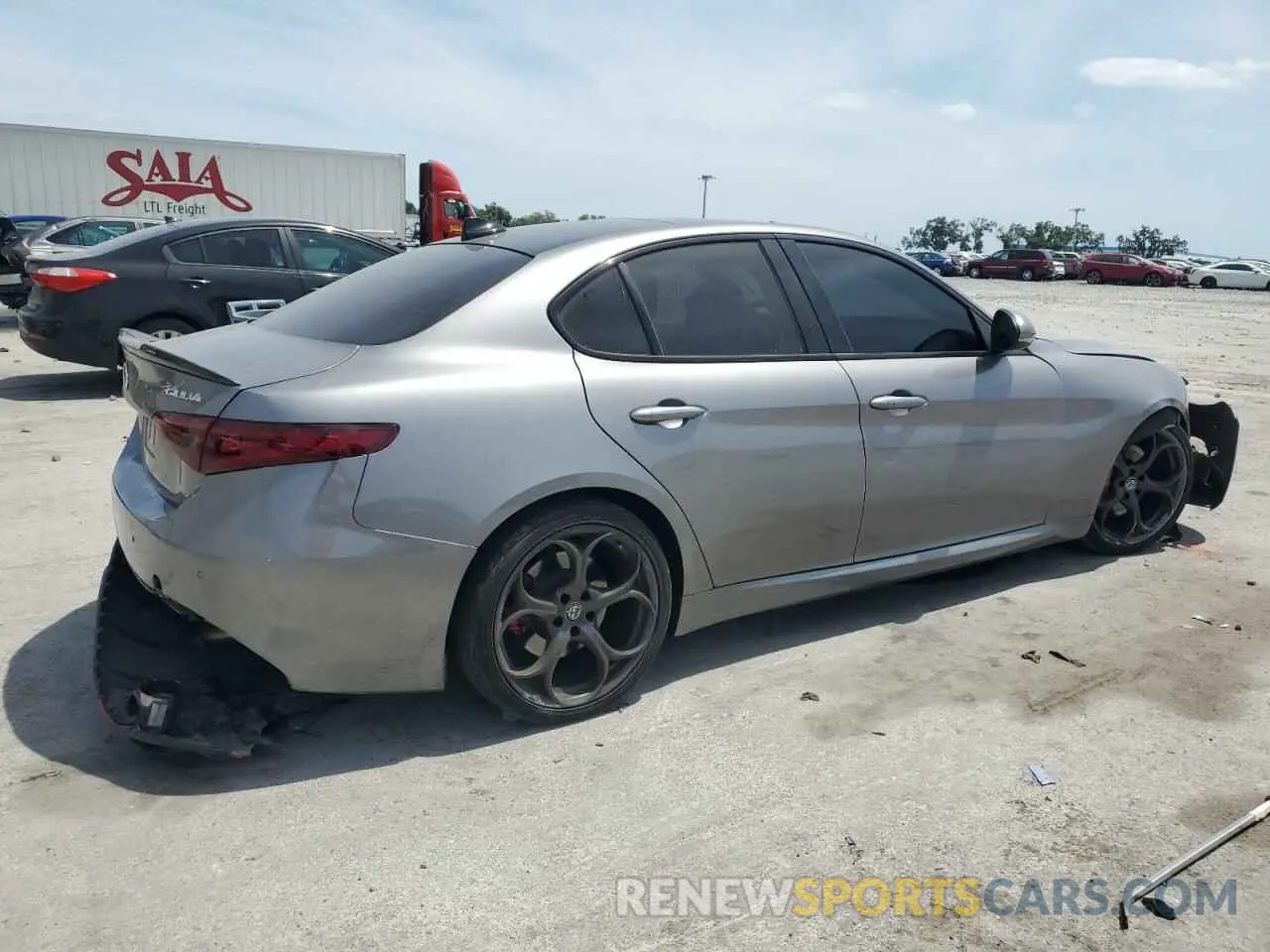 3 Photograph of a damaged car ZARFAMBN5K7602335 ALFA ROMEO GIULIA 2019