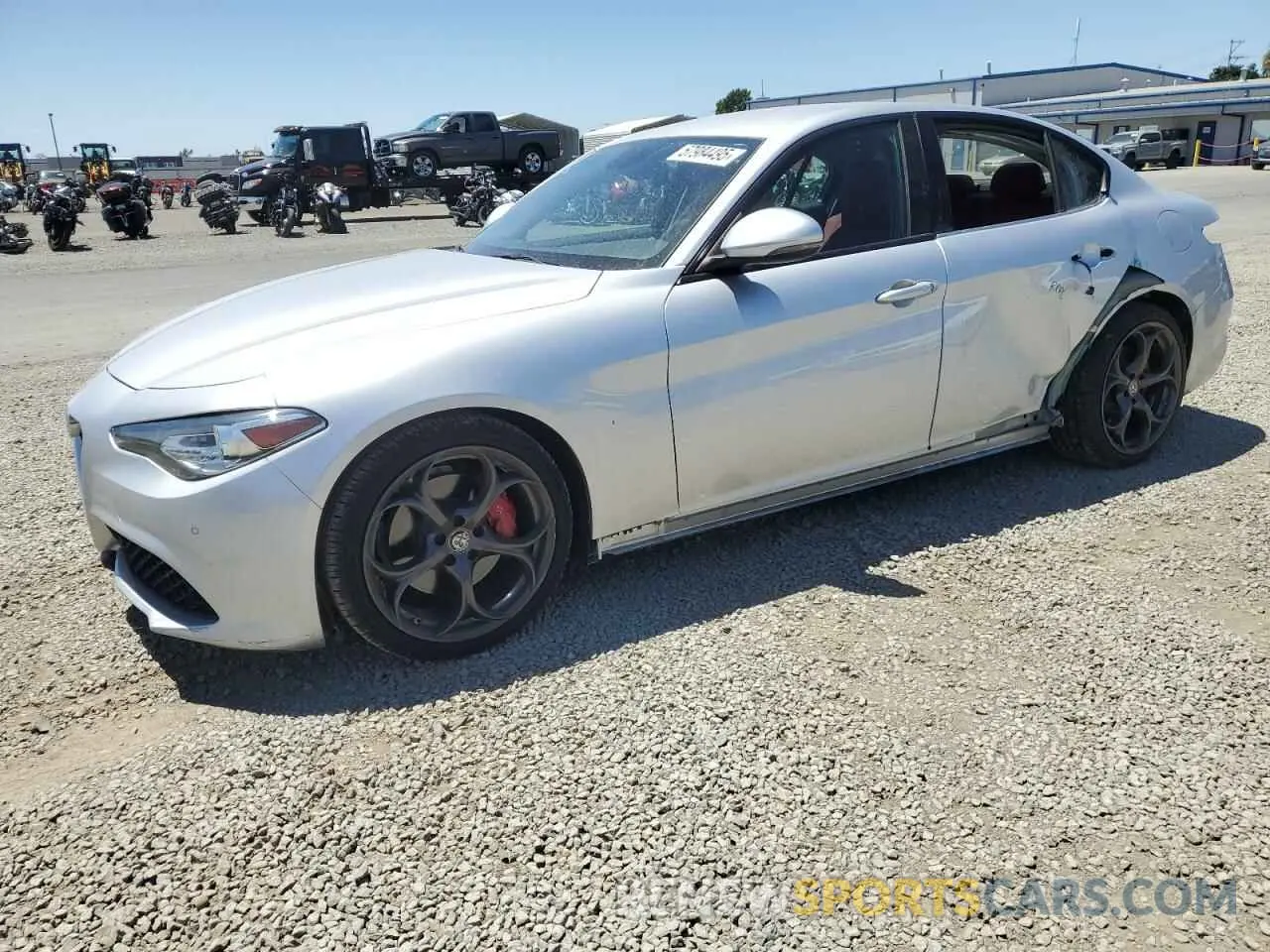 1 Photograph of a damaged car ZARFAMBN5K7605302 ALFA ROMEO GIULIA 2019
