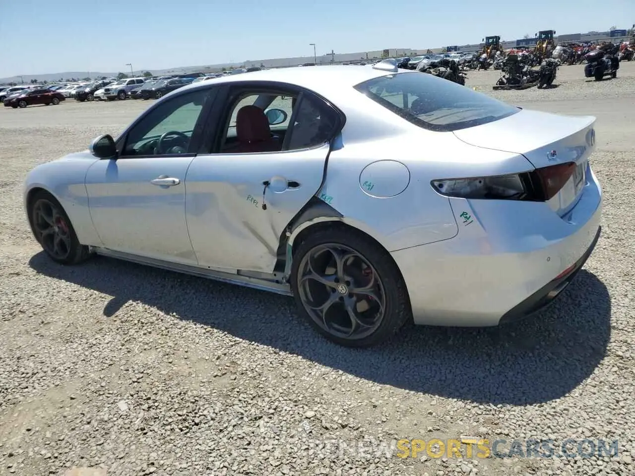 2 Photograph of a damaged car ZARFAMBN5K7605302 ALFA ROMEO GIULIA 2019