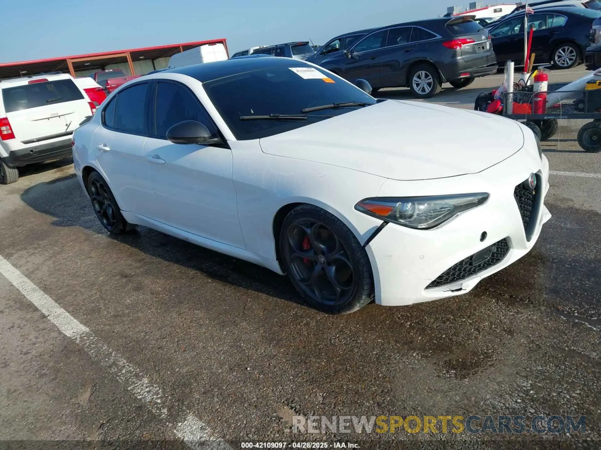 1 Photograph of a damaged car ZARFAMBN6K7601016 ALFA ROMEO GIULIA 2019