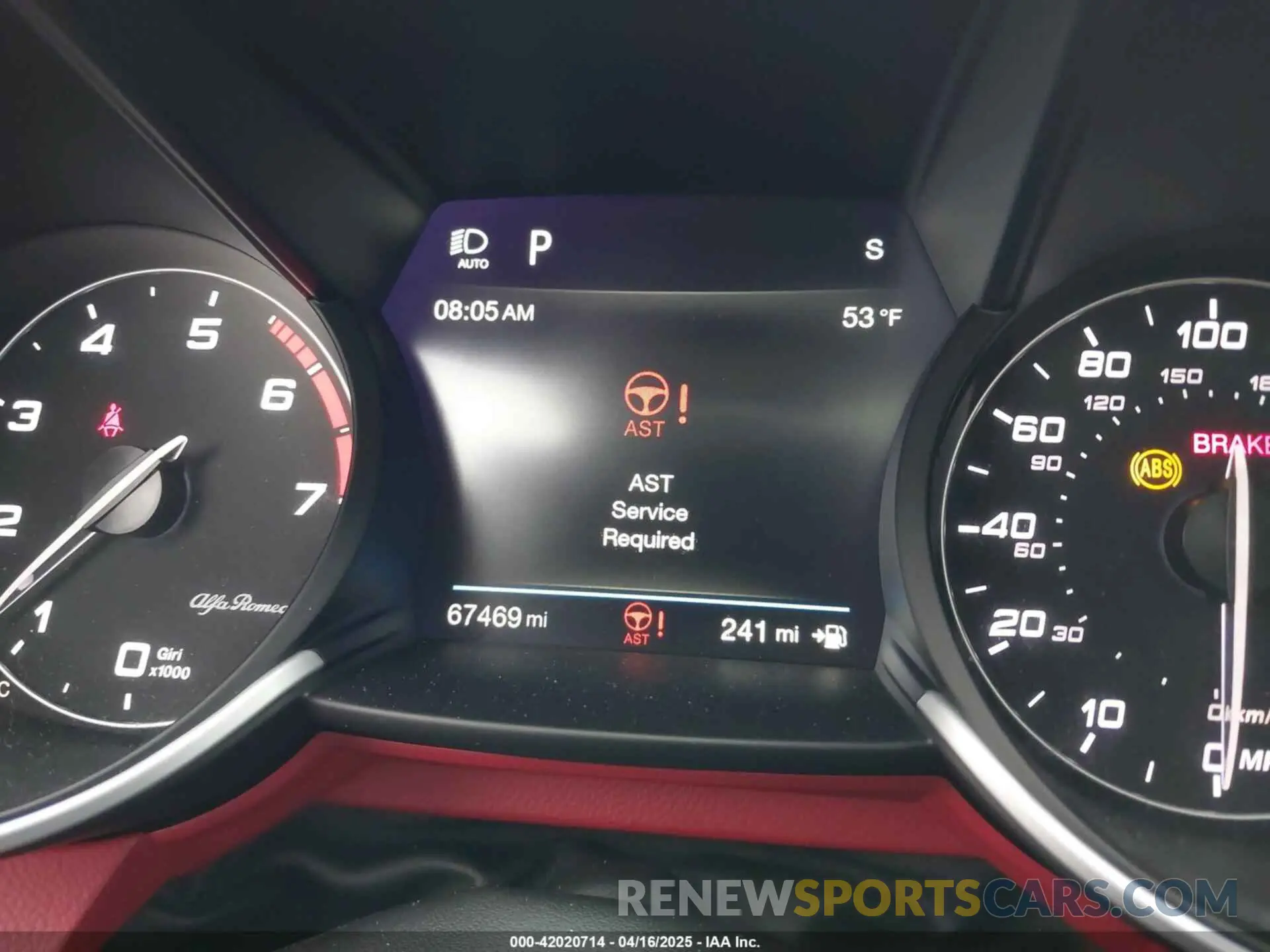 16 Photograph of a damaged car ZARFAMBN6K7607298 ALFA ROMEO GIULIA 2019